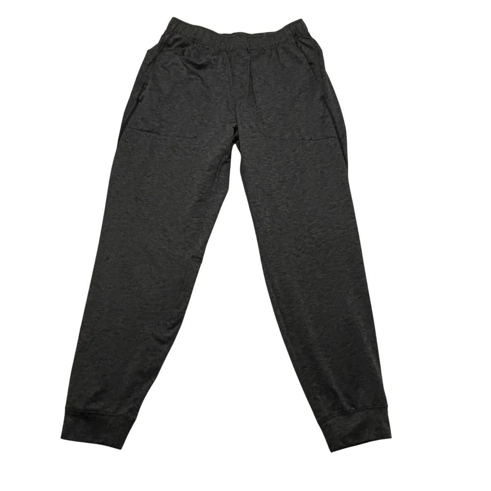 VRST Mens Charcoal Space Dye Performance Joggers MAX100411N Medium Gray